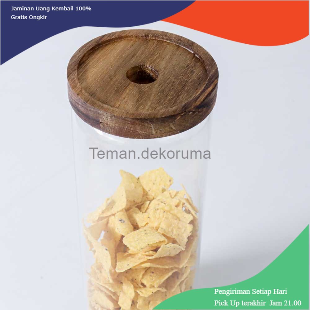 TD - PR Seluna Toples Kaca Penyimpanan Makanan Glass Storage Jar - FG02