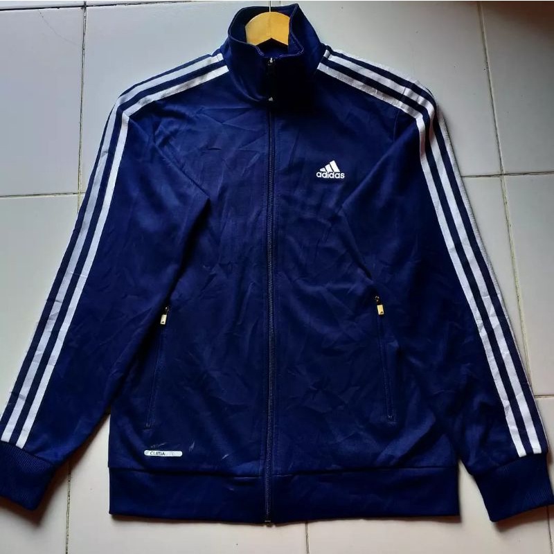tracktop adidas biru navy size m