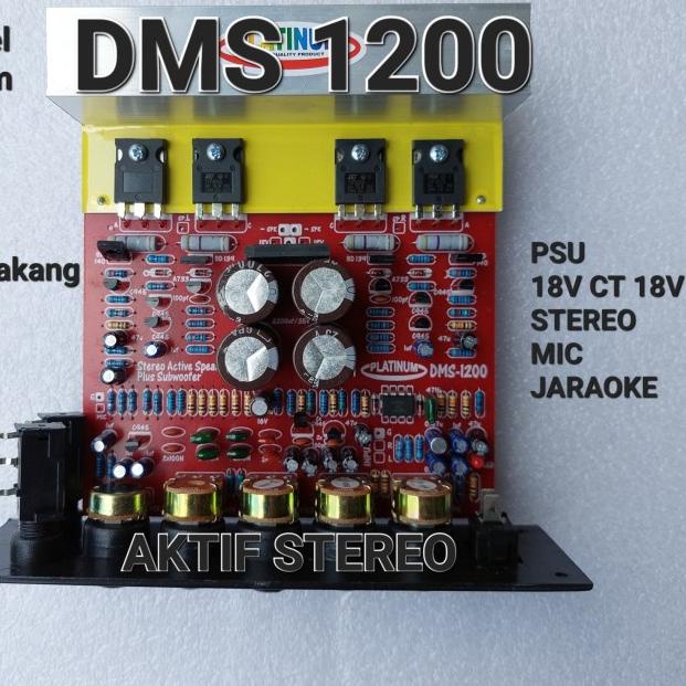 pcb kit mesin speaker aktif stereo dms 1200 platinum dms1200 tip 3055