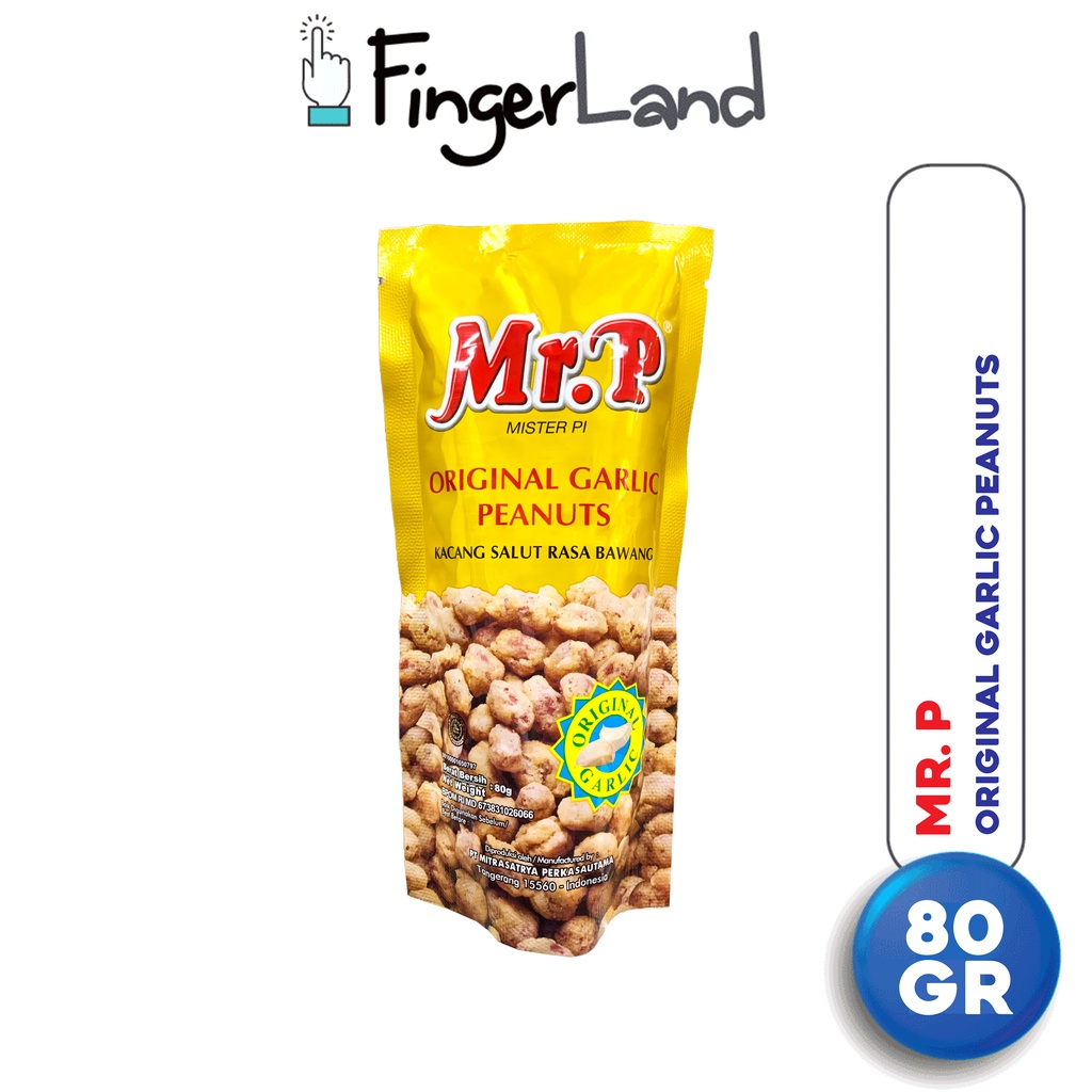 

MR. P Onion Garlic Peanuts 80 gram Kacang Bawang Putih