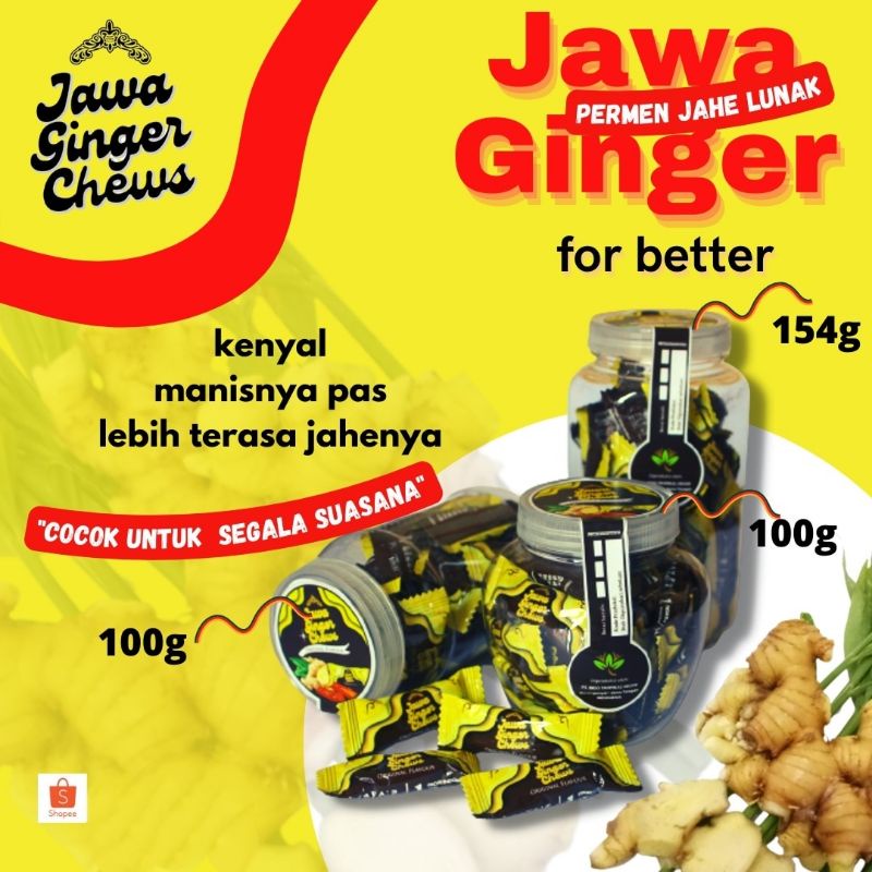 permen viral jahe lunak jawa ginger chew
