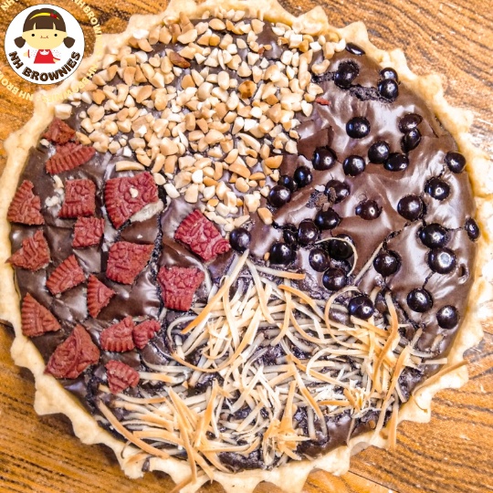 

[18CM] PIE BROWNIES JUMBO / PIE BROWNIES MIX TOPPING - BY NH BROWNIES