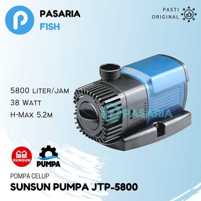 Sunsun Pumpa JTP5800/JTP 5800 liter Pompa Celup Rendah/Hemat Daya