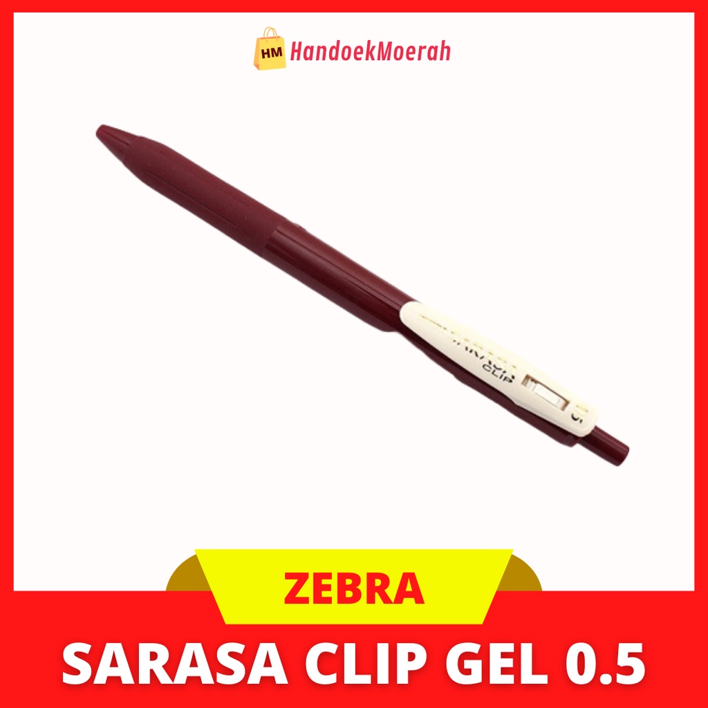 Pulpen Zebra Sarasa Push Clip Gel Pen -0.5 mm