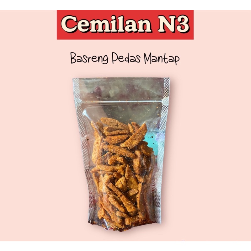 

Basreng pedas daun jeruk