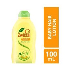 ZWITSAL Baby Hair Lotion Sweet Almond Oil &amp; Vit E 100ml (free duckbil anak 2 pcs)