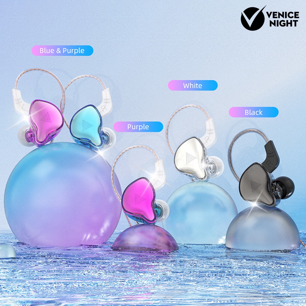 (VNEP) (Berkabel) Earphone Panggilan Jernih Shock-proof Subwoofer Transmisi Stabil Sensitif Bass Berat Anti-interferensi Earphone Kontrol Kawat Cerdas  Headset Olahraga