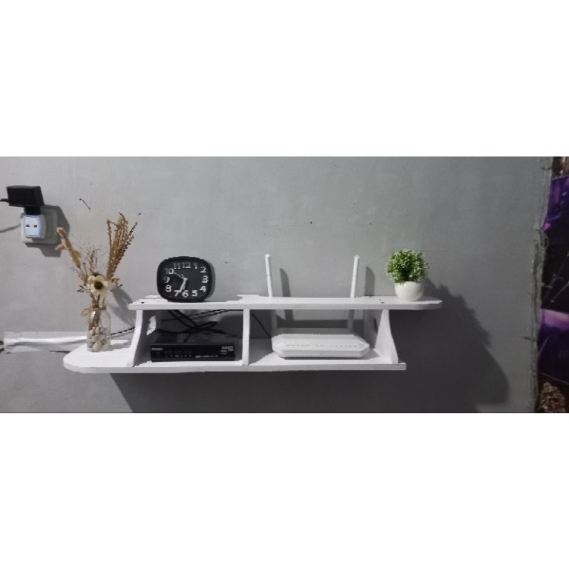 Rak dinding/ Rak DVD / Rak Gantung / Rak Wi-Fi