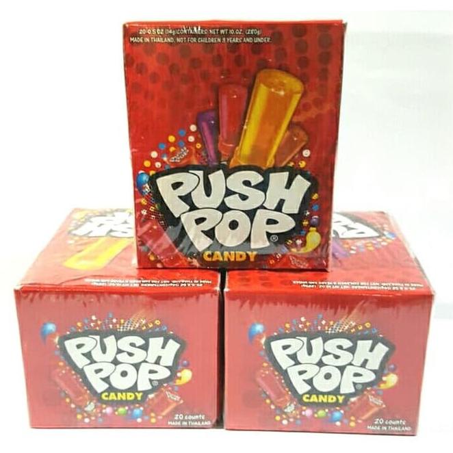 

Discount Permen Push Pop Box 20's / Push Pop Candy 20s / Permen Bentuk Lipstick /PERMEN LUNAK/PERMEN VIRAL/PERMEN MILO/PERMEN YUPI/PERMEN JADUL/PERMEN KARET
