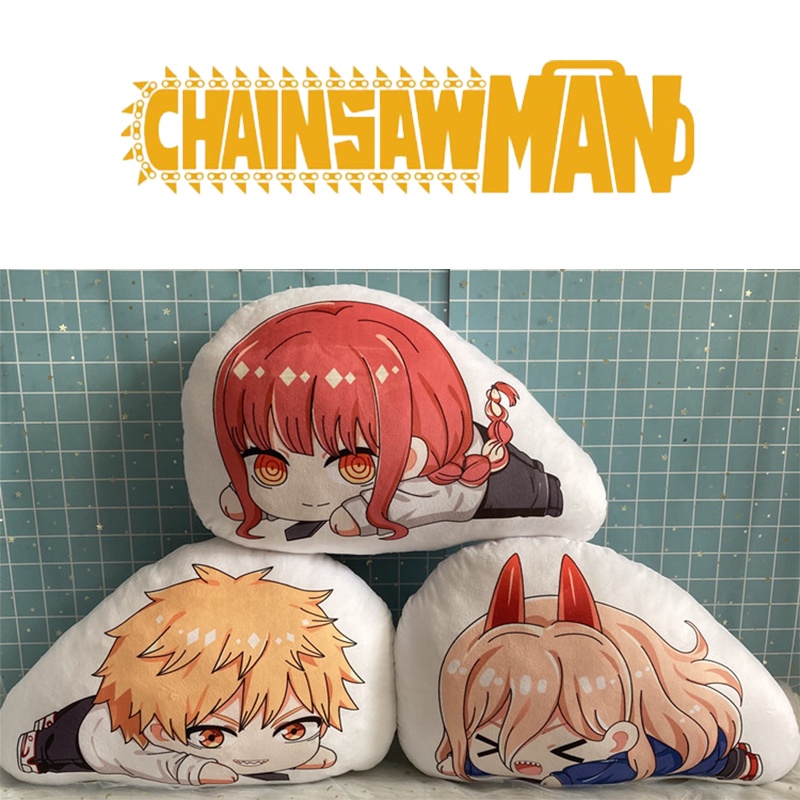 Mainan Mewah Chainsaw Man Makima Power Cushion Halus Ideal Untuk Waktu Tidur Siang Atau Menghias Tempat Tidur Anda