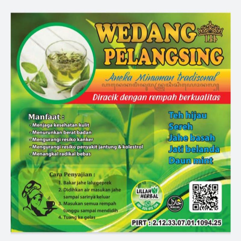 

Wedang Pelangsing wedang rempah