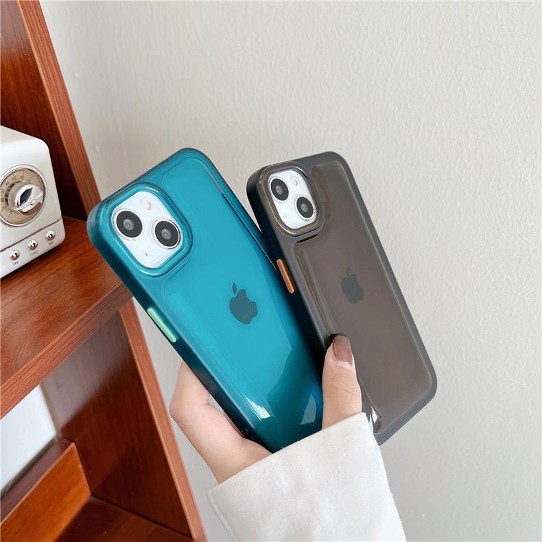 [TPC] Soft Case Bubble 5 Color (2) IPHONE TPU Transparant Warna Permen Macaron FULL COVER IPHONE X XS MAX XR 11 12 13 PRO MAX HP IP060