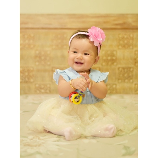 Bando bayi / Bando karet / bando bunga besar