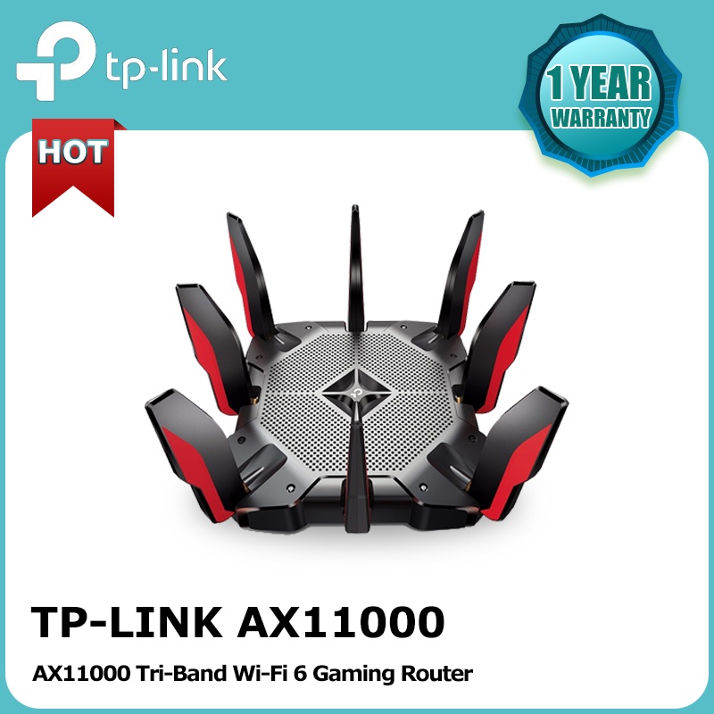 TP-LINK Archer AX11000 Tri-Band OFDMA MU-MIMO Gigabit Wireless Wi-Fi 6 Gaming Router