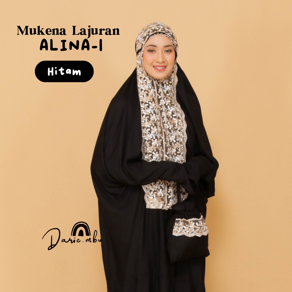 Mukena Dewasa Katun Rayon Terusan Lajuran Alina