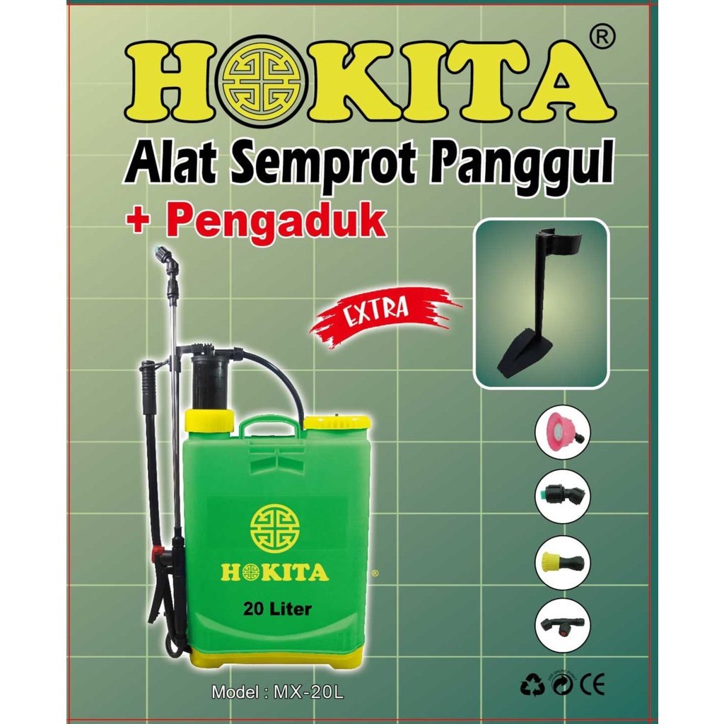 SPRAYER HOKITA MANUAL 20 LITER ALAT SEMPROT POMPA MANUAL KAPASITAS 20 LITER