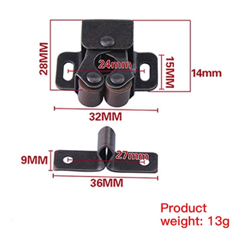 Grendel Jepit Udang Mata Ayam Yuyu Massa Capit Klik Catches Lemari Kicenset Etalase Masa Cabinet