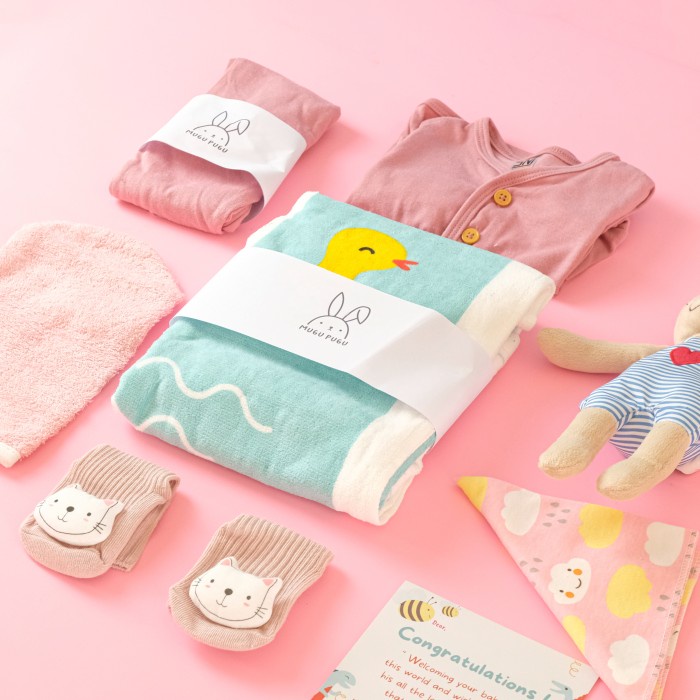 

(COD) Hampers Bayi Kado Bayi - Girl & Boy Luxury Package Best Quality - Girl