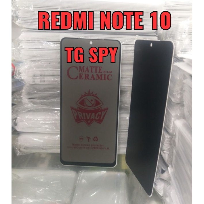 REDMI NOTE 10 TEMPERED GLASS SPY PELINDUNG LAYAR HANDPHONE
