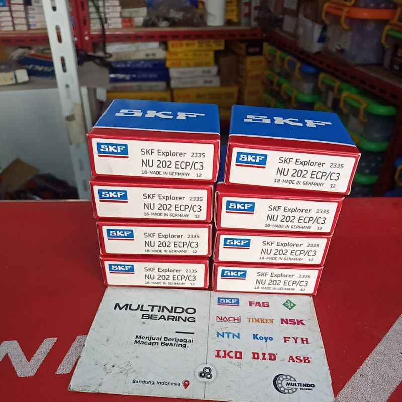 bearing NU 202 ECP C3 GERMANY SKF ORIGINAL