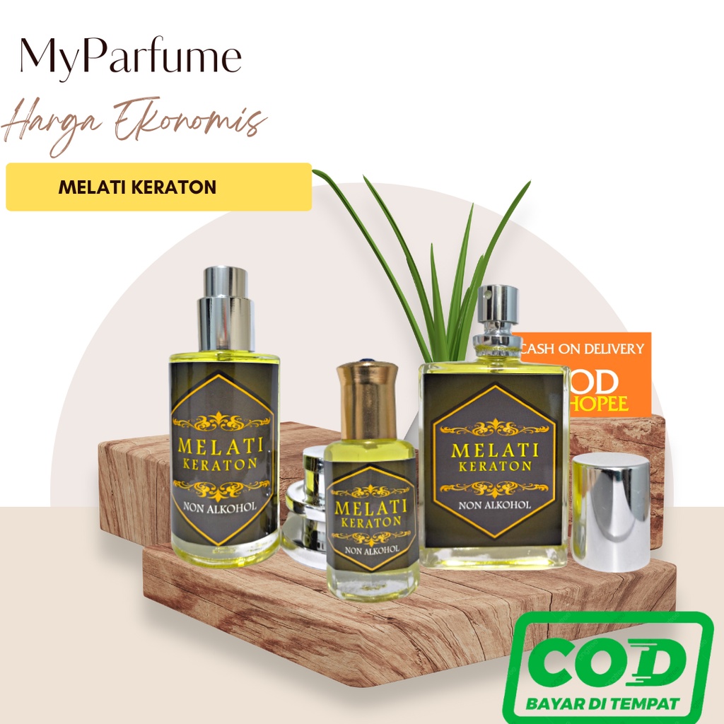Melati Keraton Asli Parfum Arab Saudi Minyak Wangi Ibadah Sholat Murni Non Alkohol parfume Jasmine M