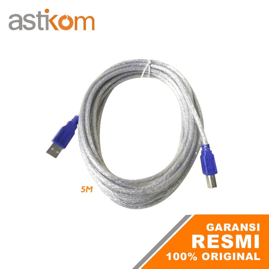 Kabel USB Printer 5M Netline V.2.0 | By Astikom