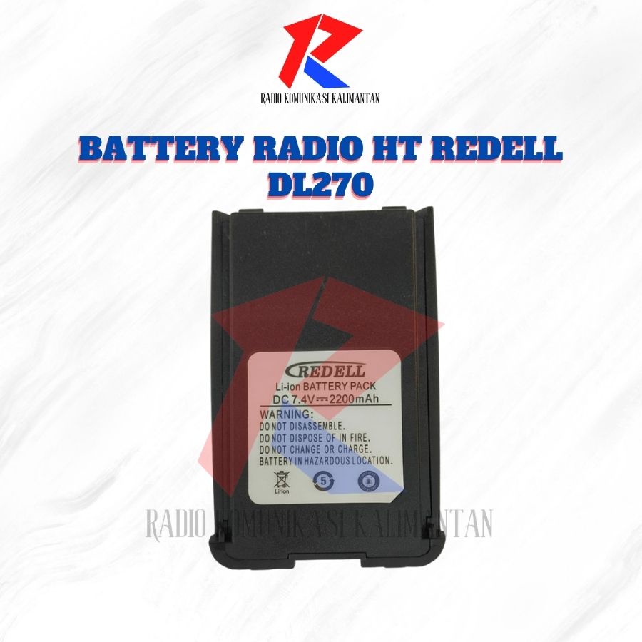 BATTERY RADIO HT REDELL DL 270