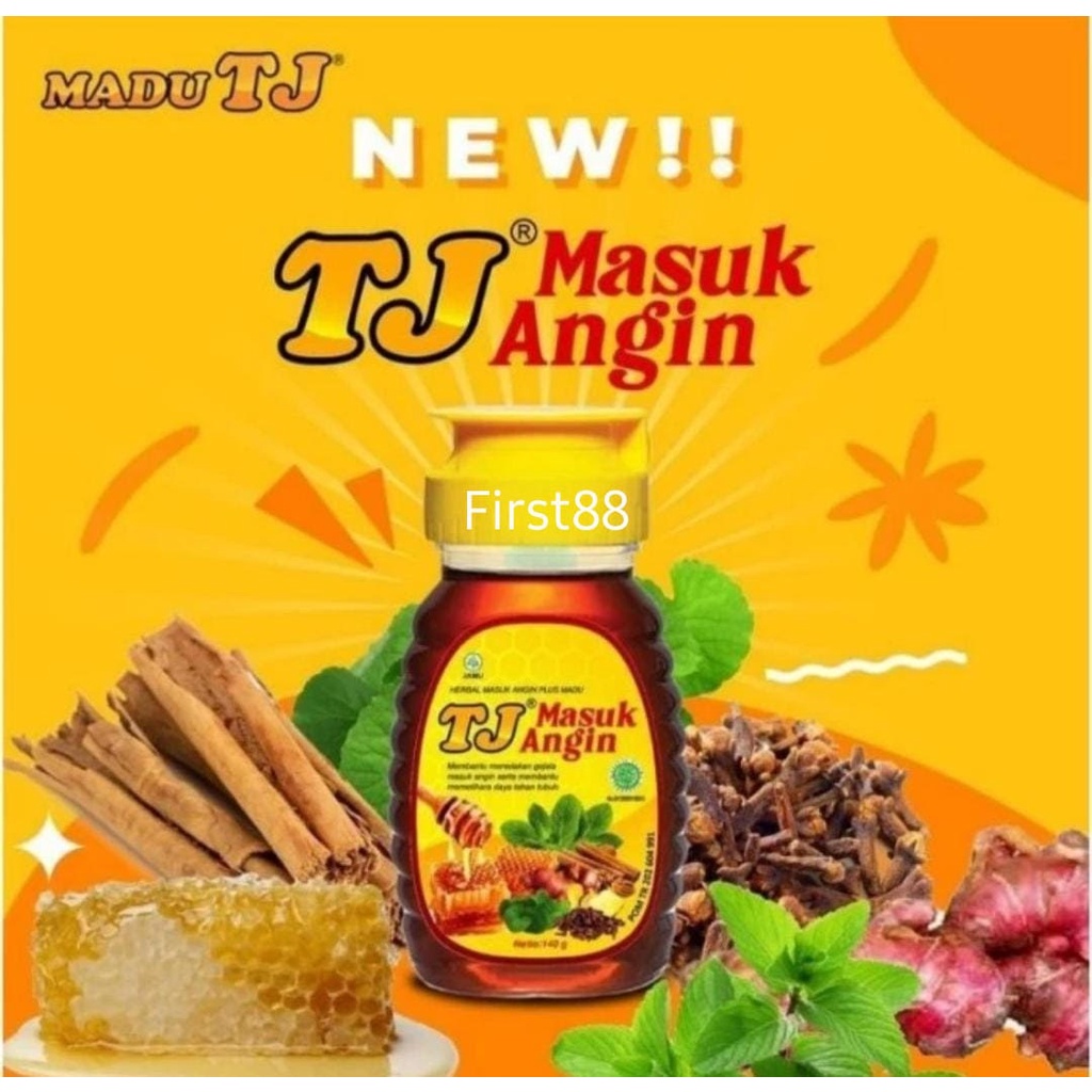 Madu TJ Masuk Angin 140 Gr - Meredakan Gejala Masuk Angin