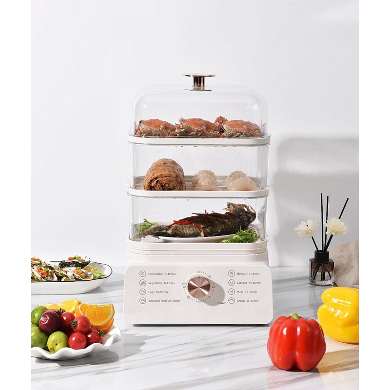 IDEALIFE - Food Steamer – Pengkukus Makanan - IL–114a (3 Layer)