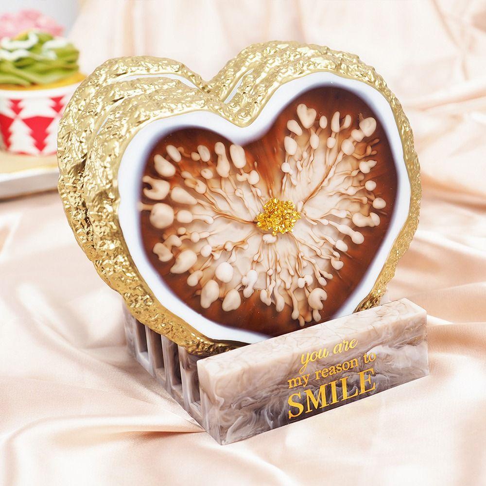 R-flower Coaster Mold Household Clay Epoxy Resin Casting Mold