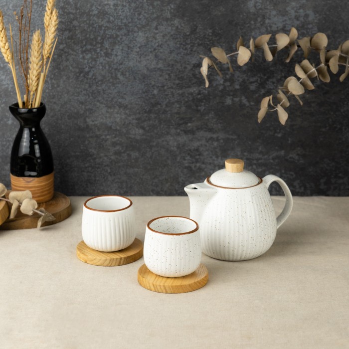 Tea Set Keramik Lumosh Imvi Teaset