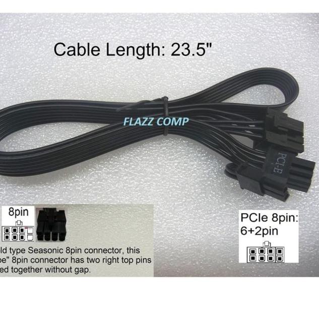 Kabel Modular VGA PCI ex Seasonic 8 pin (6+2) Ori