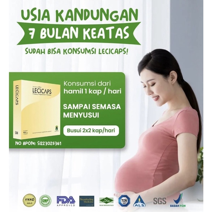 LECICAPS ECER PER CAPSUL/ Obat pelancar ASI mampet/ grinjilan/ mastitis/FENUCAPS PLUS ORIGINAL/Lecicaps official