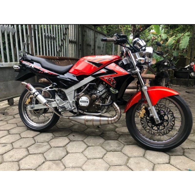 KNALPOT CREAMPIE MUFFLER JOGJA NINJA R/RR TYPE COBRA STAINLES