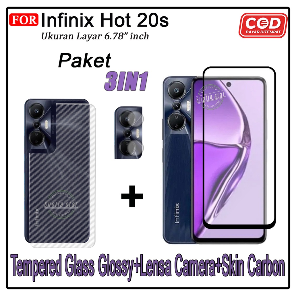 PAKET 3IN1 Ceramic Privacy Matte Infinix Hot 20s 20I 20 5G 20 Play Hot 12 Pro Hot 12 play Zero 20 Zero 5G 2023 Anti Spy Full Cover