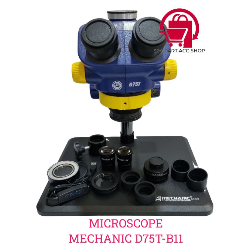 MICROSCOPE TRINOCULAR MECHANIC D75T-B11