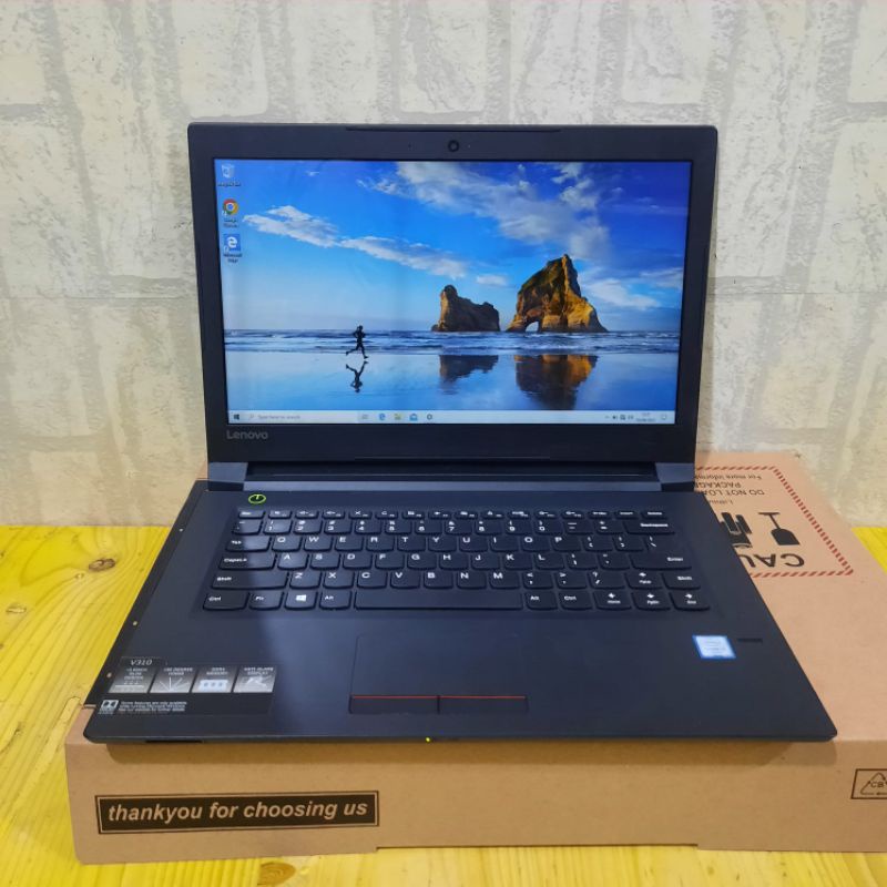 Laptop Lenovo V310, Core i3-6006U, 4 Hdd 1Tb, Gen 6th, Seri Baru, Slim, Lengkap, Black BERGARANSI BI