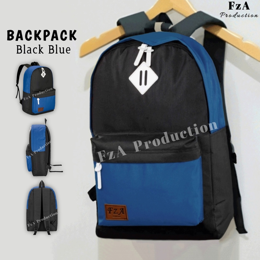 FzA Official - Tas Ransel Distro Casual Pria Wanita / Tas Ransel Laptop Backpack Sekolah Kuliah Distro Original Tas Punggung Laptop - BBLTP