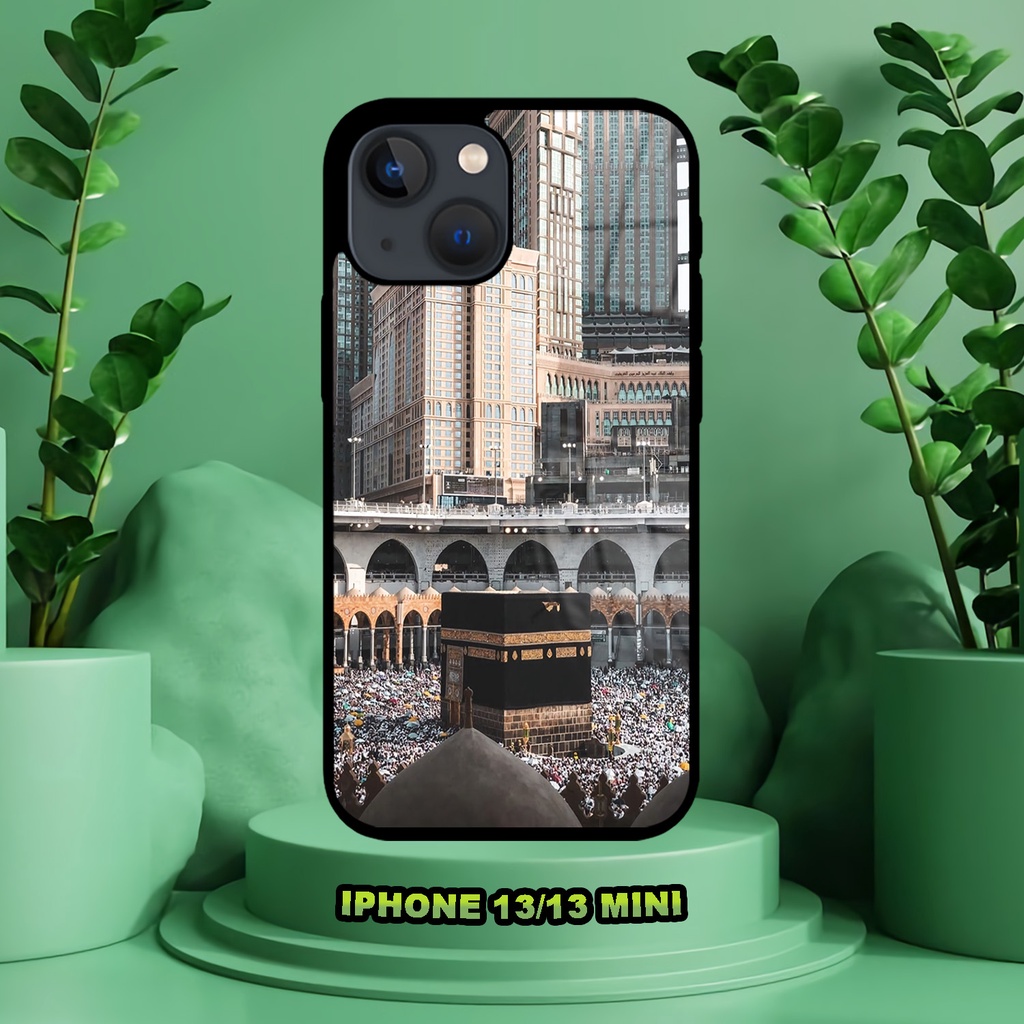 (SV85) Case Kilau Iphone 13 | 13 Mini | Casing Hp Iphone | Pelindung Smartphone | Motif Mekkah