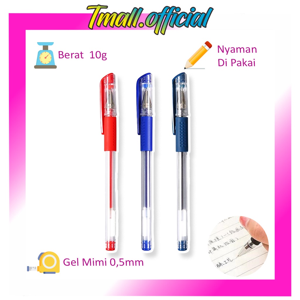 

❄ TMALL ❄ R047 R170 READY STOCK PENA GEL MIMI 0.5mm International Standard PULPEN GEL MIMI