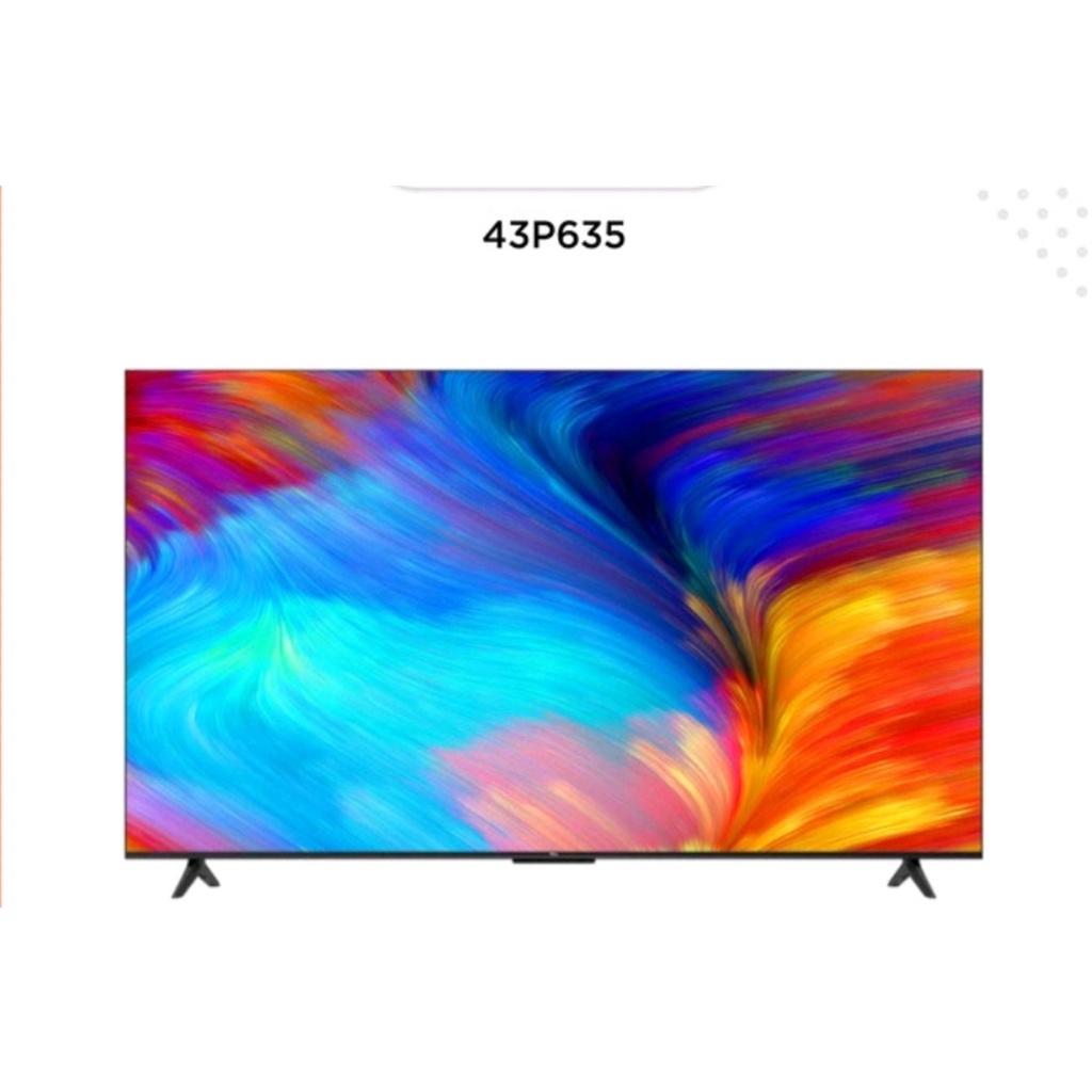 TV LED TCL UHD 4K ANDROID P635 SERIES 43 INCH TYPE 43 P 635