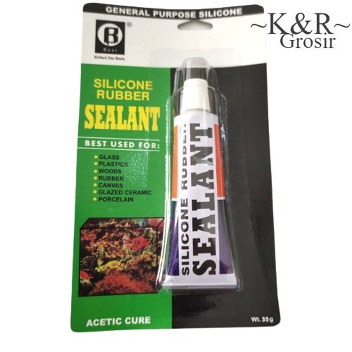 

SEALEANT Lem Silikon Rubber 35 g / 85 gram serbaguna