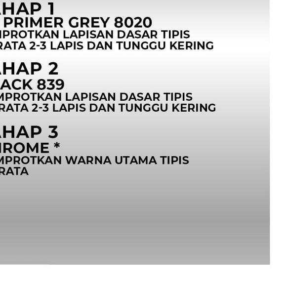 DITON CHROME Cat Semprot Efek Spesial - Chrome
