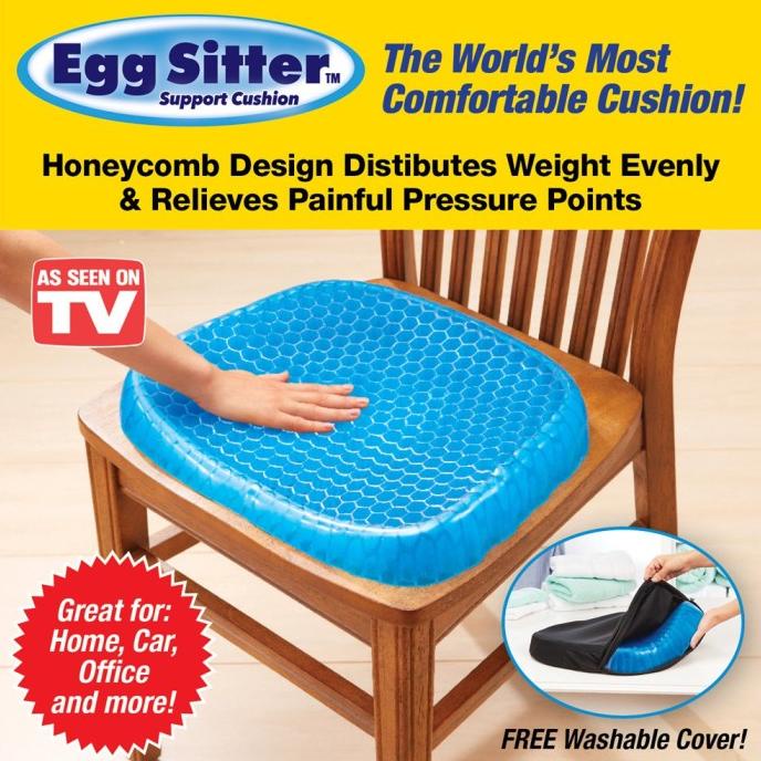 Bantal Kesehatan Anti Wasir Ambeien / Alas Duduk Gel Dingin Anti Wasir