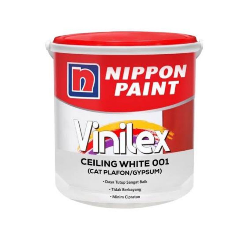 Jual Nippon Vinilex Ceiling White 001 Cat Plafon Gypsum 5kg Shopee Indonesia 0703