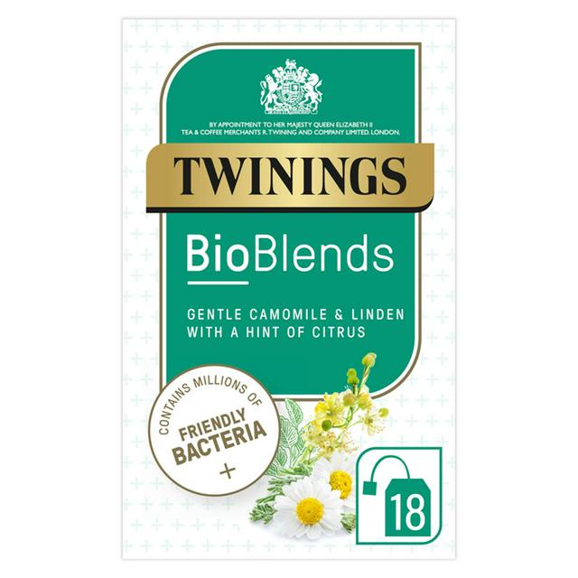 

Twinings BioBlends Gentle Camomile & Linden of Citus Tea 18 x 1.5 Gram
