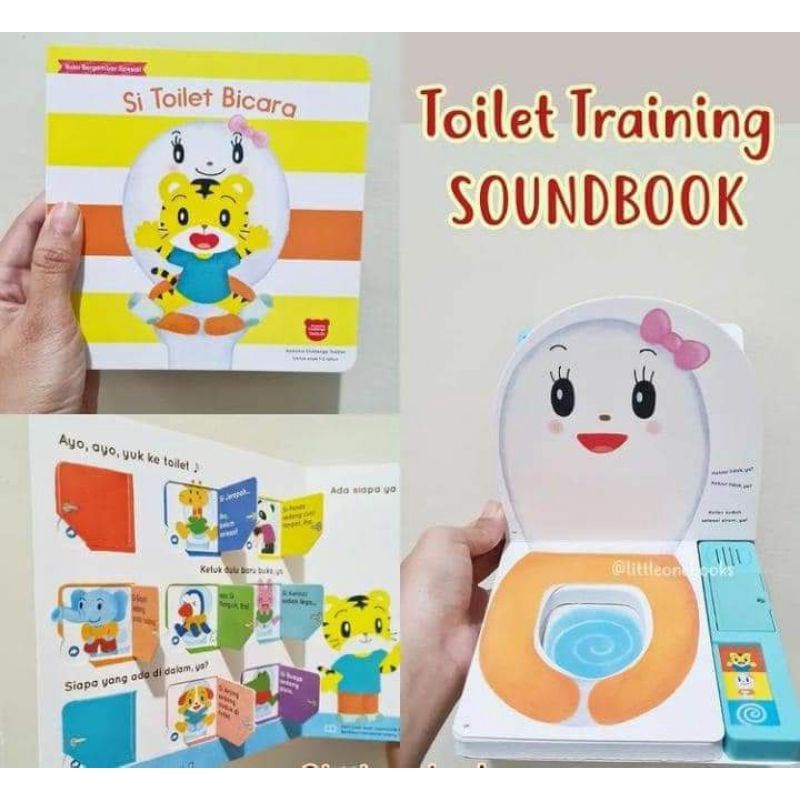 [PS](include baterai) Buku Si Toilet Berbicara Toilet Training Soundbook Shimajiro