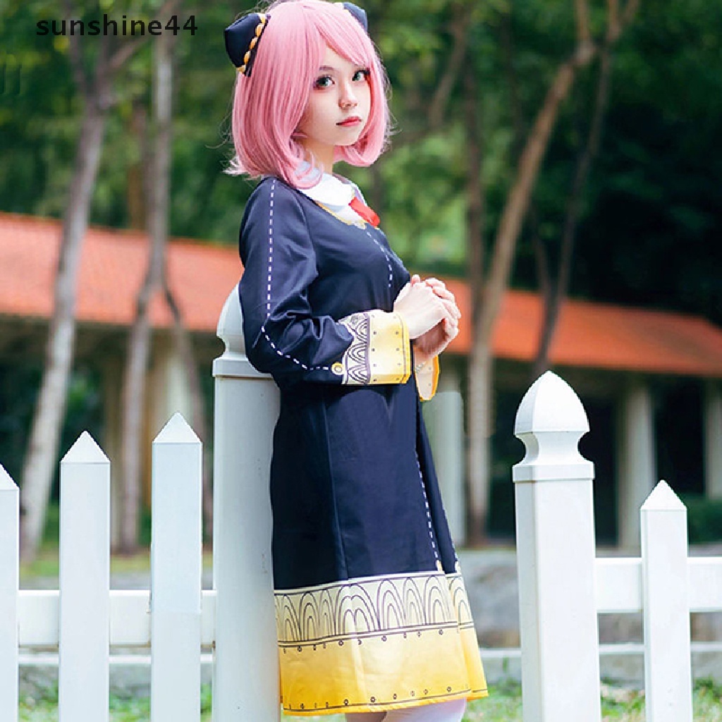 Sunshine Wig / Rambut Palsu Karakter Anime Warna Pink Untuk Cosplay / Pesta Halloween