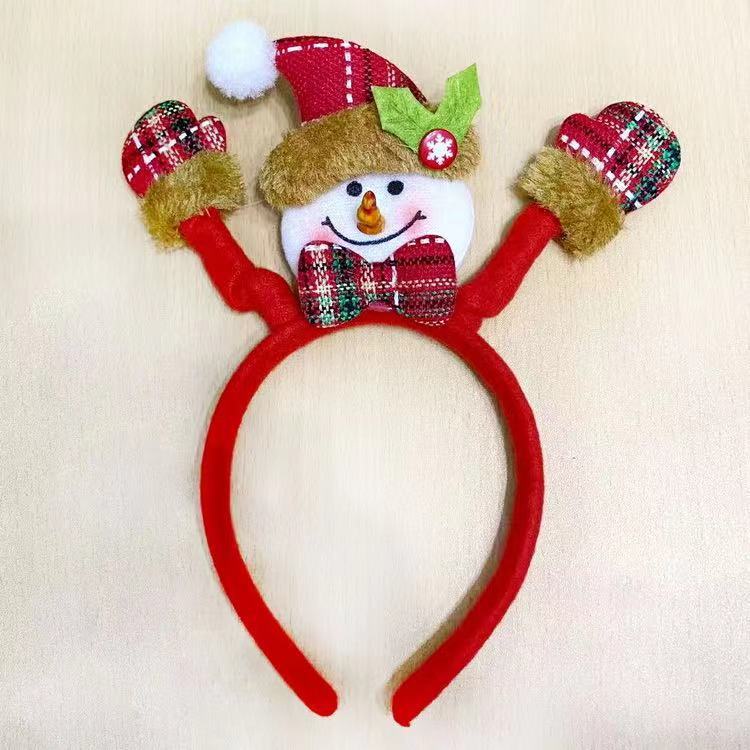 BANDO NATAL LUCU CHRISTMAS HEADBAND Aksesoris Pesta Natal Bando CHRISTMAS Motif Tanduk Rusa Hiasan Kepala Natal