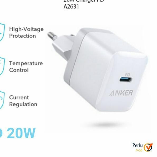 Anker PD Fast Charger 20W PowerPort III Nano PIQ 3.0 12 - 20W - A2631